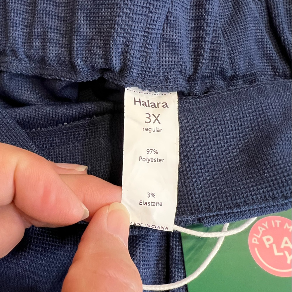 HALARA Deep Blue Relaxed Pants - Picture 4 of 11